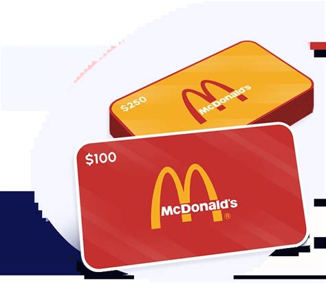 mcdonald's gift card rewards